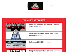 Tablet Screenshot of hockey-boxers-de-bordeaux.fr